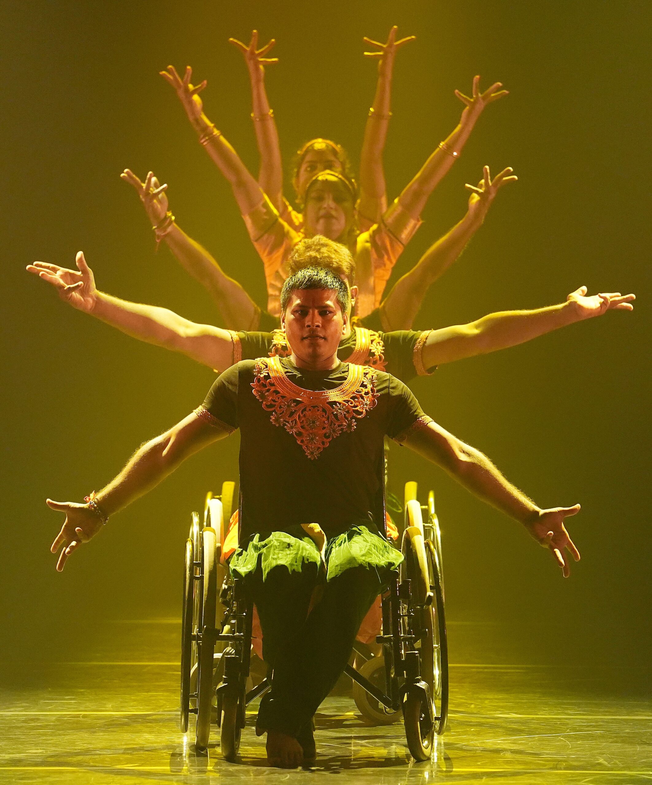 About Nav Utthan Wheelchair Dance Group team performing on stage in India