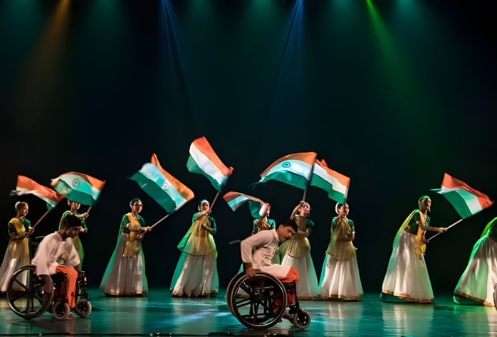 Professional wheelchair dance group